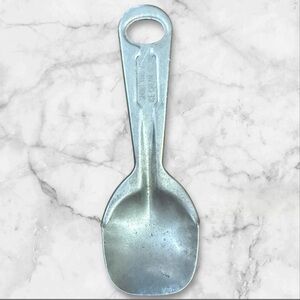 Vintage 8" Aluminum Short'ning and Ice Cream Spoon